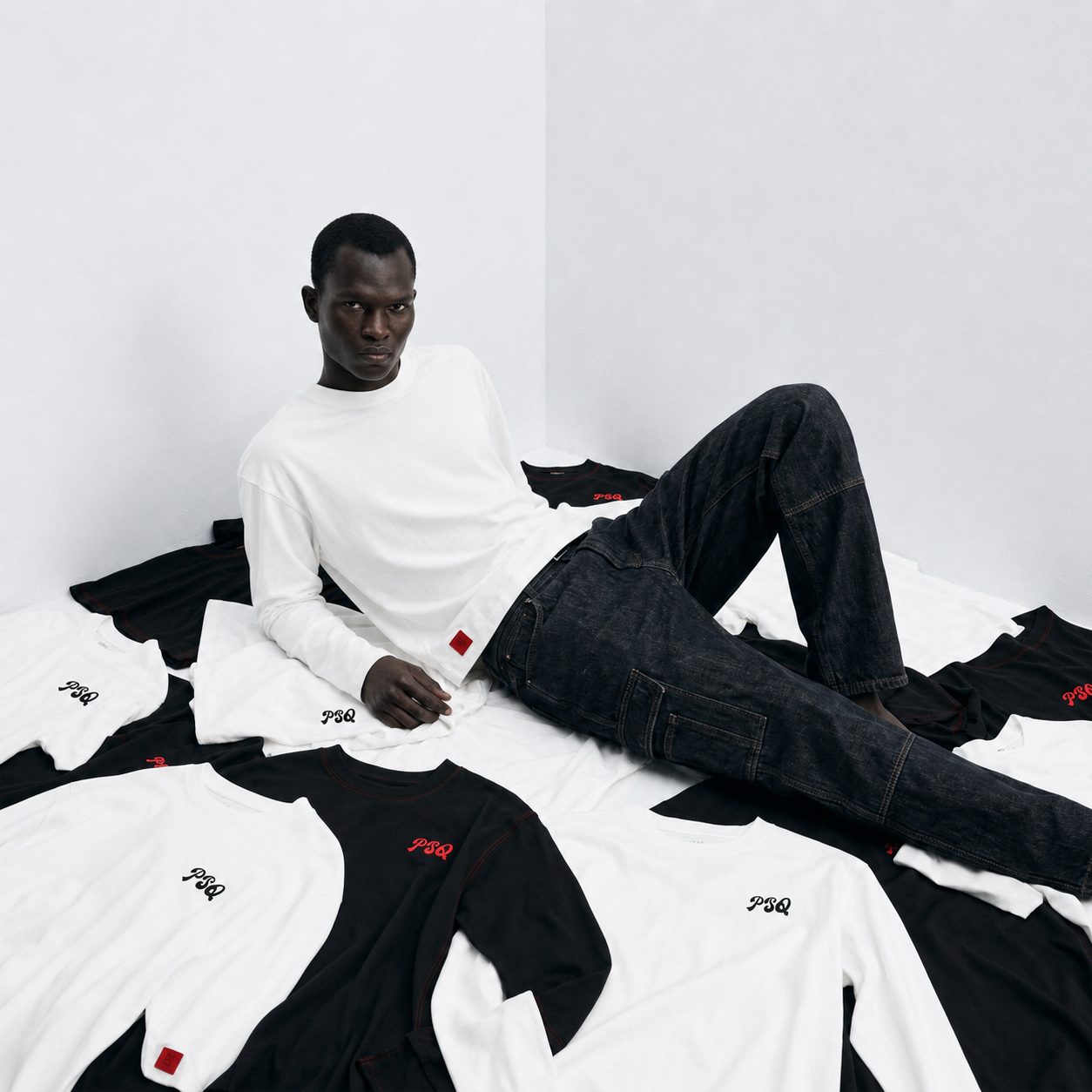 PSQ Logo White shooting